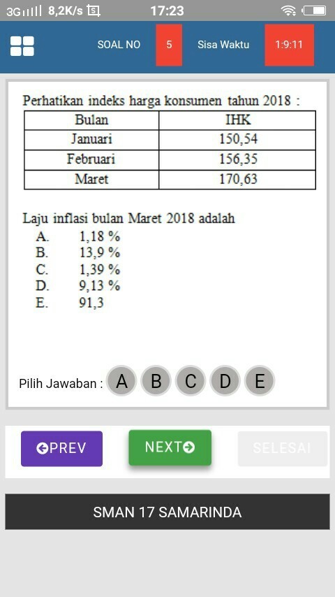 Detail Contoh Soal Menghitung Laju Inflasi Nomer 48