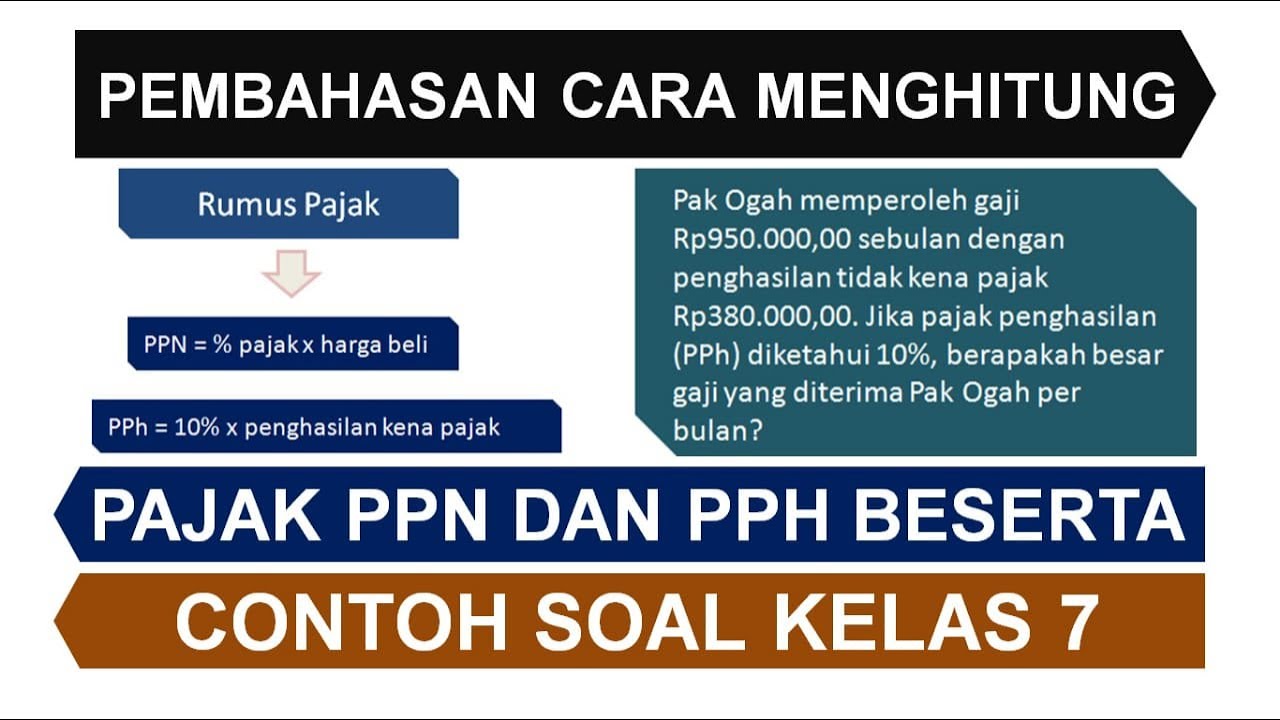 Detail Contoh Soal Menghitung Pajak Penghasilan Nomer 53