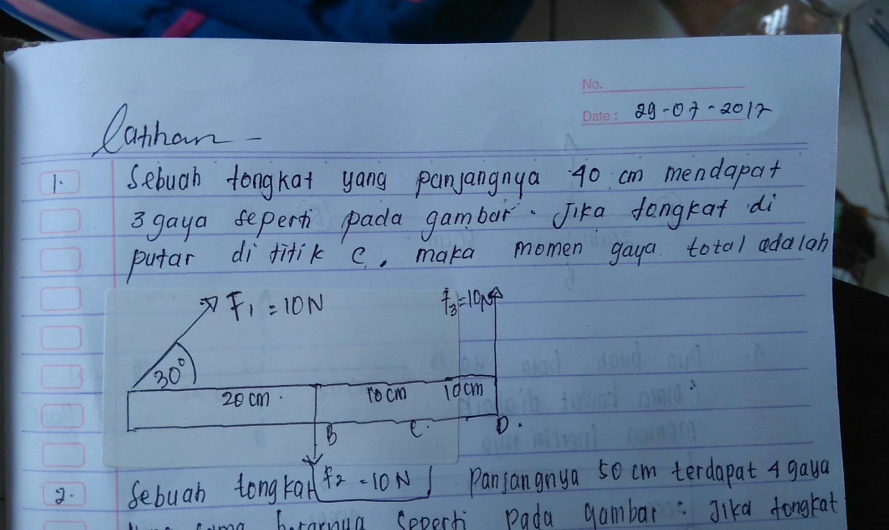 Detail Contoh Soal Momen Gaya Brainly Nomer 40