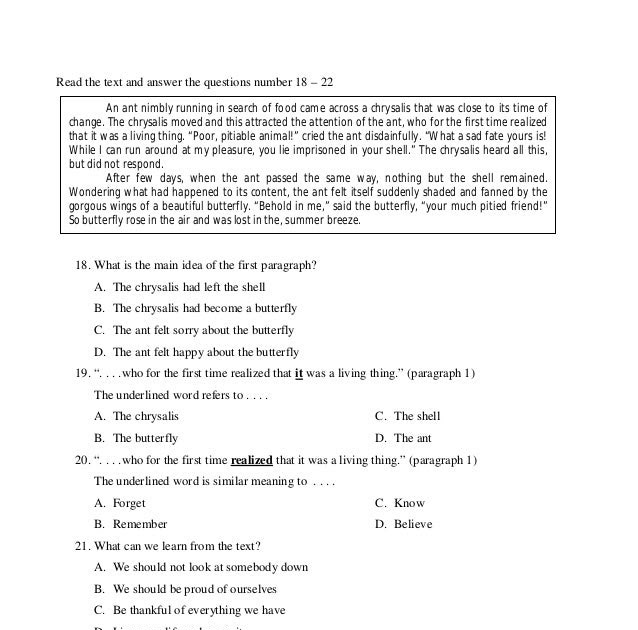 Detail Contoh Soal Narrative Text Pilihan Ganda Dan Pembahasannya Nomer 30