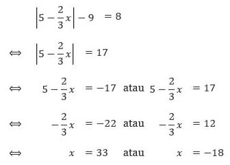 Detail Contoh Soal Nilai Mutlak Dan Jawabannya Nomer 52