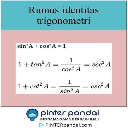 Detail Contoh Soal Pembuktian Identitas Trigonometri Nomer 49