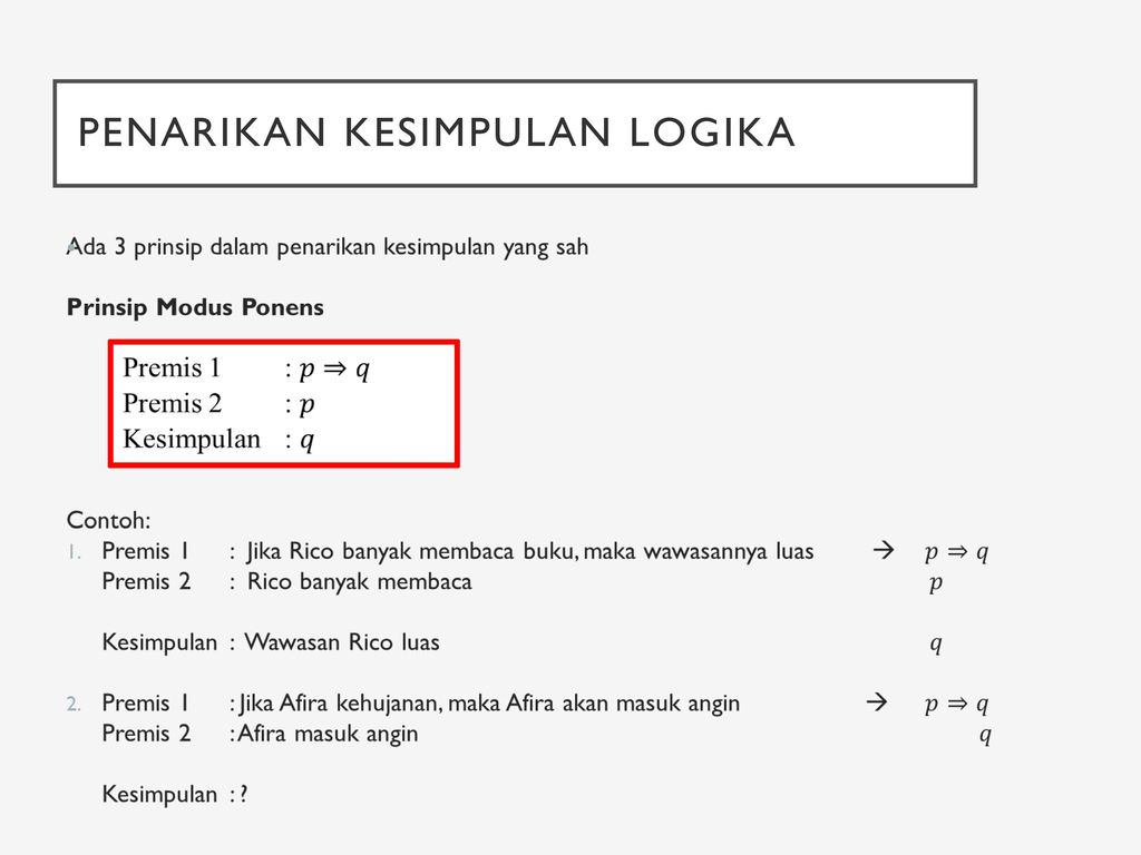 Detail Contoh Soal Penarikan Kesimpulan Nomer 26