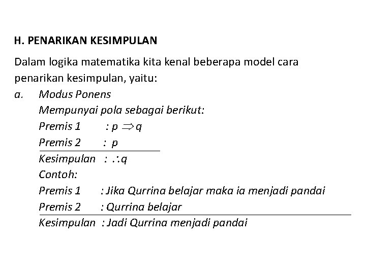 Detail Contoh Soal Penarikan Kesimpulan Logika Matematika Nomer 17