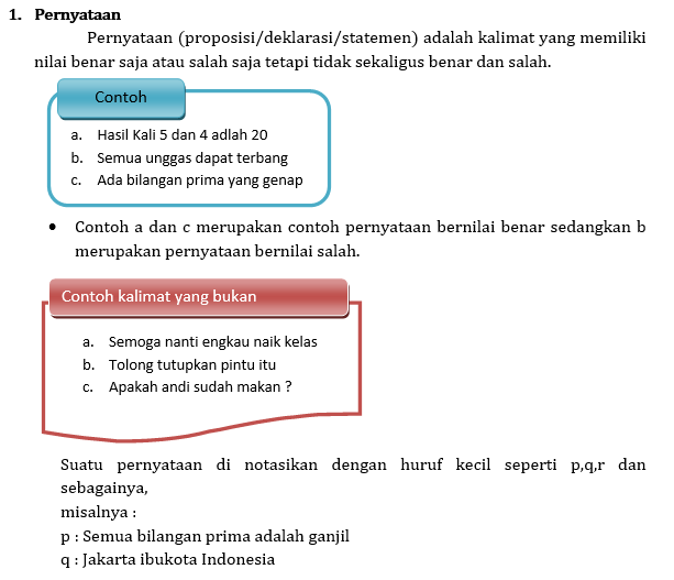 Detail Contoh Soal Penarikan Kesimpulan Logika Matematika Nomer 34