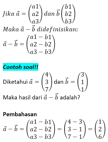 Detail Contoh Soal Penjumlahan Dan Pengurangan Vektor Nomer 10