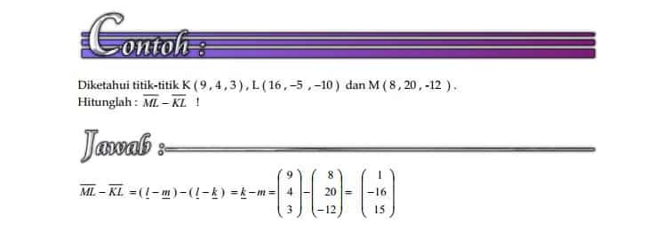 Detail Contoh Soal Penjumlahan Dan Pengurangan Vektor Nomer 36