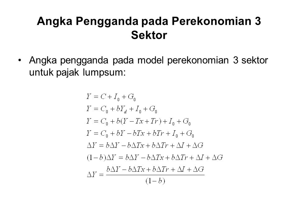 Detail Contoh Soal Perekonomian 3 Sektor Nomer 7