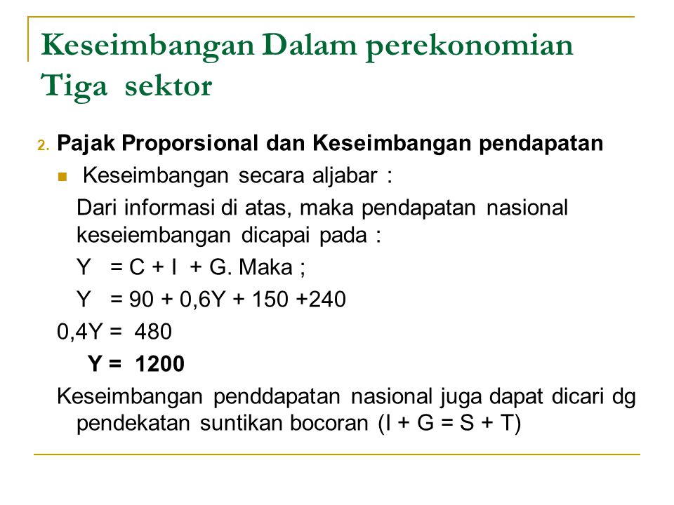 Detail Contoh Soal Perekonomian 3 Sektor Nomer 9