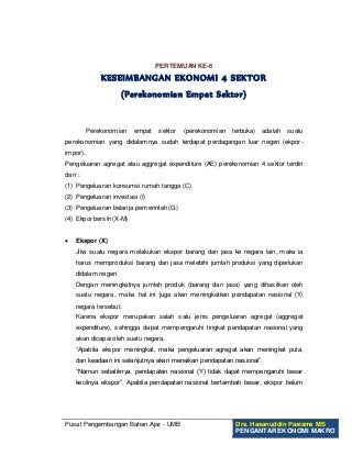 Detail Contoh Soal Perekonomian 4 Sektor Nomer 17