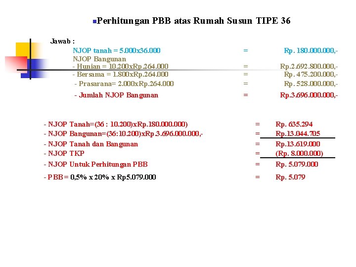 Detail Contoh Soal Perhitungan Pbb Nomer 44