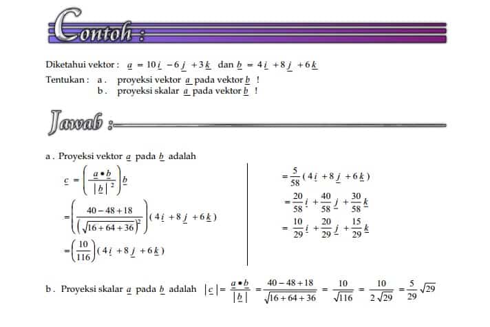 Detail Contoh Soal Perkalian Vektor Nomer 22