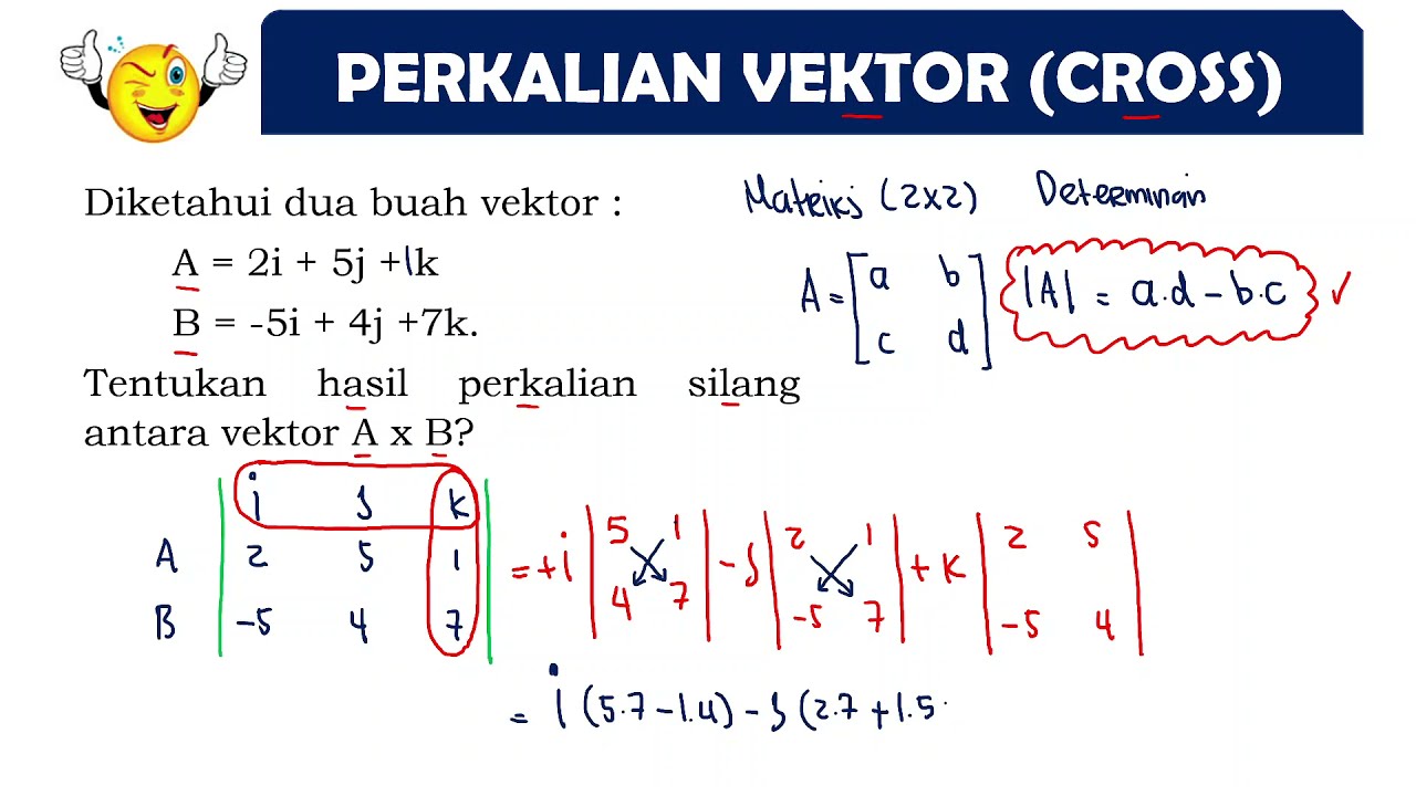 Detail Contoh Soal Perkalian Vektor Nomer 23