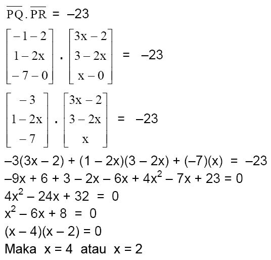 Detail Contoh Soal Perkalian Vektor Nomer 36