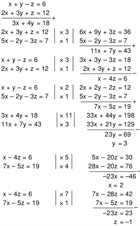 Detail Contoh Soal Persamaan Linear 3 Variabel Dan Pembahasannya Nomer 32