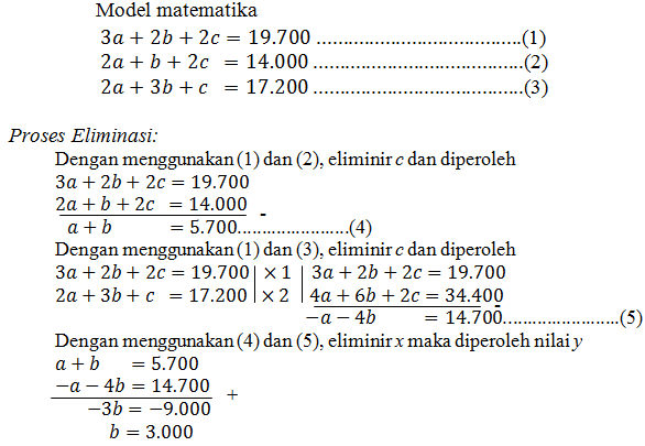 Detail Contoh Soal Persamaan Linear 3 Variabel Dan Pembahasannya Nomer 50