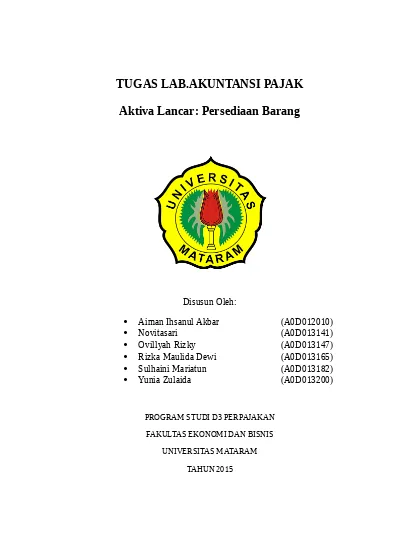 Detail Contoh Soal Persediaan Nomer 41