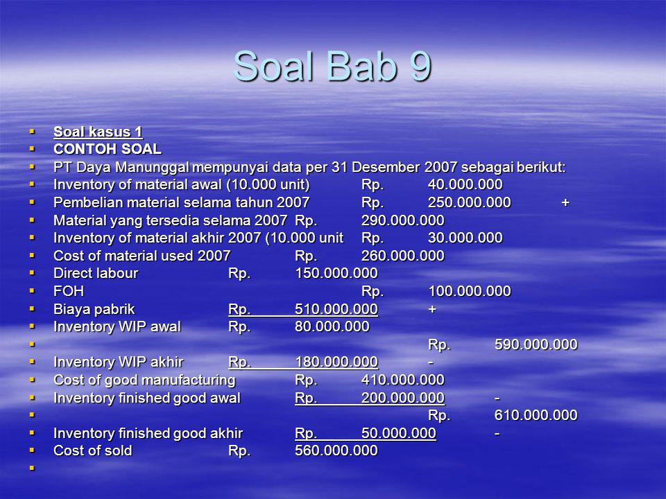 Detail Contoh Soal Persediaan Nomer 44