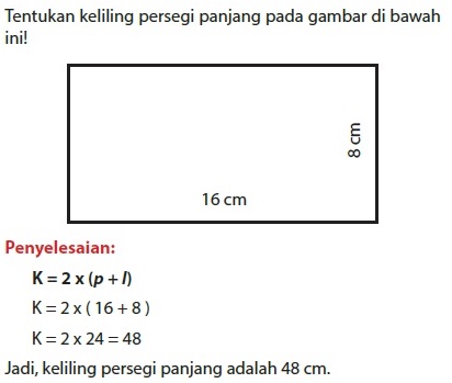 Detail Contoh Soal Persegi Panjang Kelas 4 Sd Nomer 34