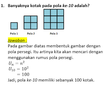 Detail Contoh Soal Pola Bilangan Persegi Nomer 20