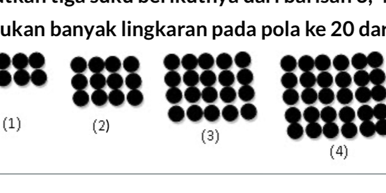 Detail Contoh Soal Pola Bilangan Persegi Nomer 21