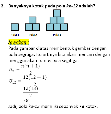 Detail Contoh Soal Pola Bilangan Persegi Nomer 28