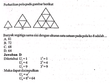 Detail Contoh Soal Pola Bilangan Persegi Nomer 41