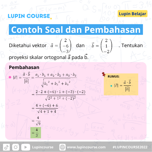 Detail Contoh Soal Proyeksi Vektor Nomer 18