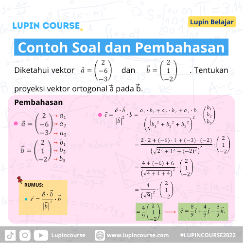 Detail Contoh Soal Proyeksi Vektor Nomer 5