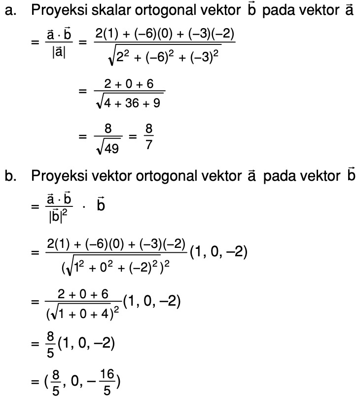 Detail Contoh Soal Proyeksi Vektor Nomer 9