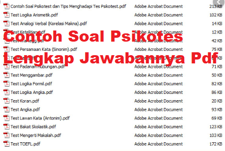 Detail Contoh Soal Psikotes Dan Jawabannya Nomer 27