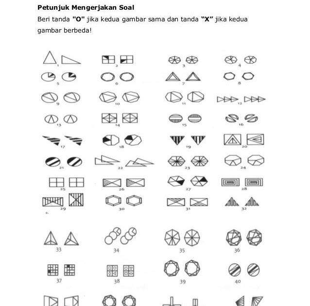 Detail Contoh Soal Psikotes Dan Jawabannya Nomer 46