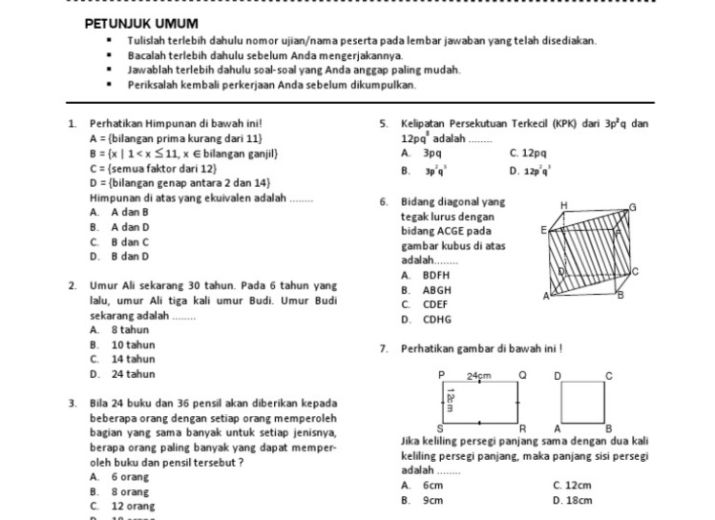 Detail Contoh Soal Psikotes Dan Jawabannya Nomer 9