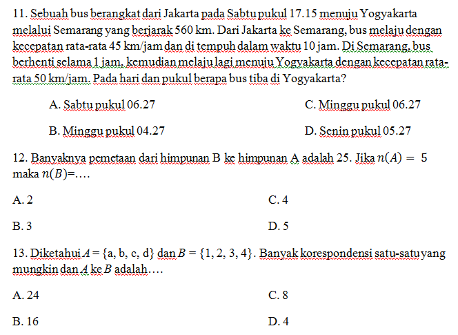 Detail Contoh Soal Relasi Dan Fungsi Kelas 8 Nomer 26