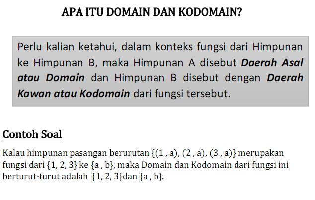 Detail Contoh Soal Relasi Dan Fungsi Kelas 8 Nomer 47