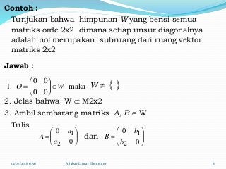 Detail Contoh Soal Ruang Vektor Nomer 8