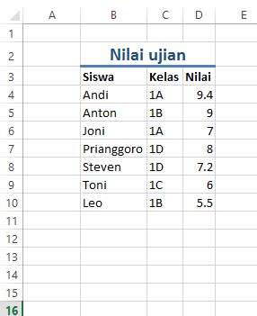 Detail Contoh Soal Rumus Excel Dan Jawabannya Nomer 37