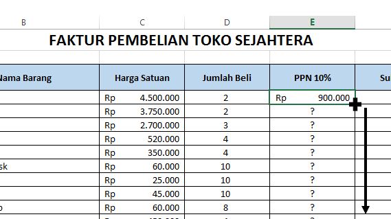 Detail Contoh Soal Rumus Excel Dan Jawabannya Nomer 49