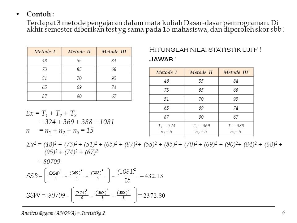 Detail Contoh Soal Statistika Dan Penyelesaiannya Untuk Mahasiswa Nomer 48