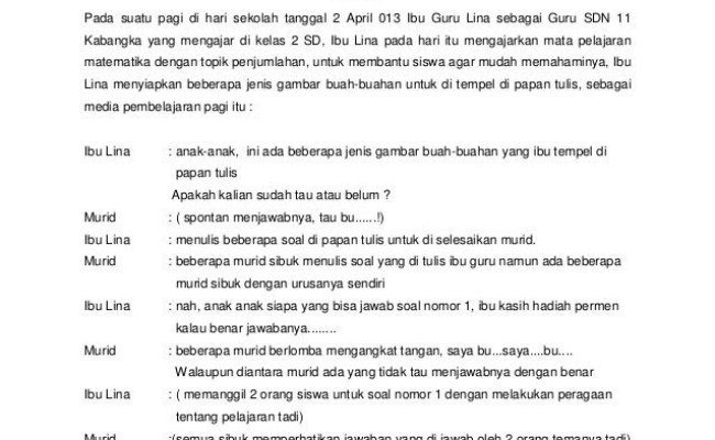 Detail Contoh Soal Tap Pgsd Ut Dan Jawabannya Nomer 11