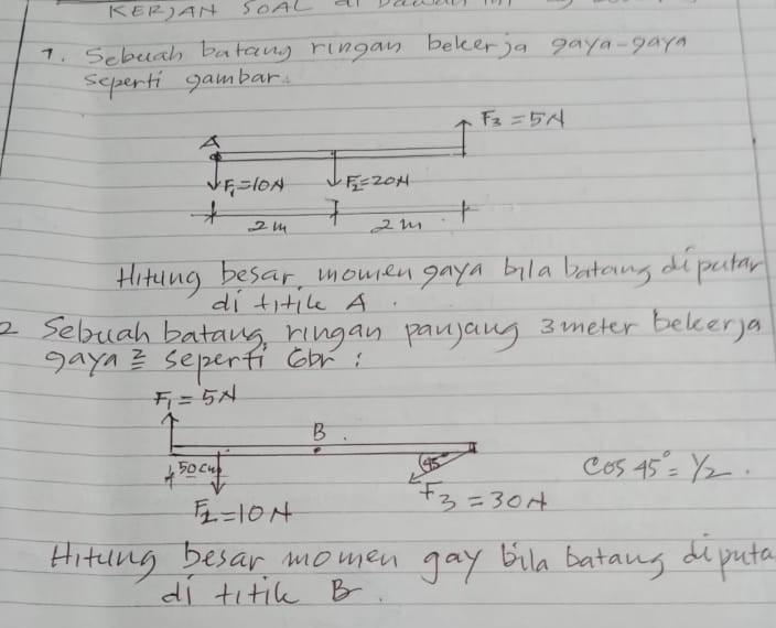 Detail Contoh Soal Tentang Momen Gaya Nomer 38