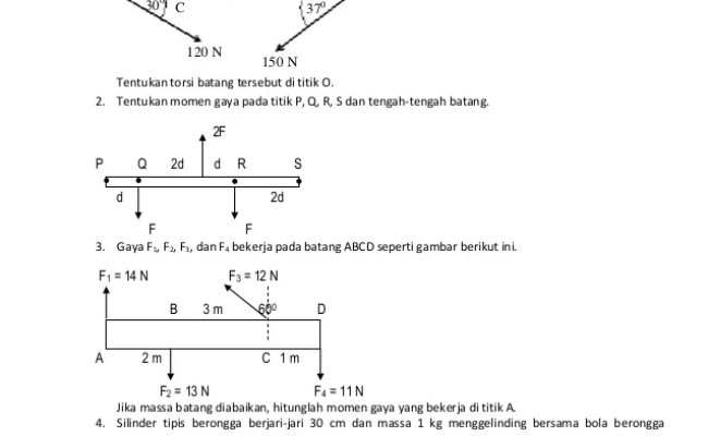 Detail Contoh Soal Tentang Momen Gaya Nomer 41