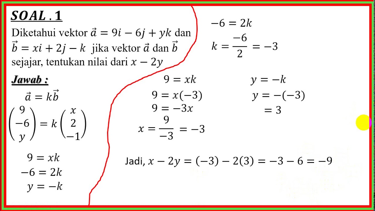 Detail Contoh Soal Tentang Vektor Nomer 22