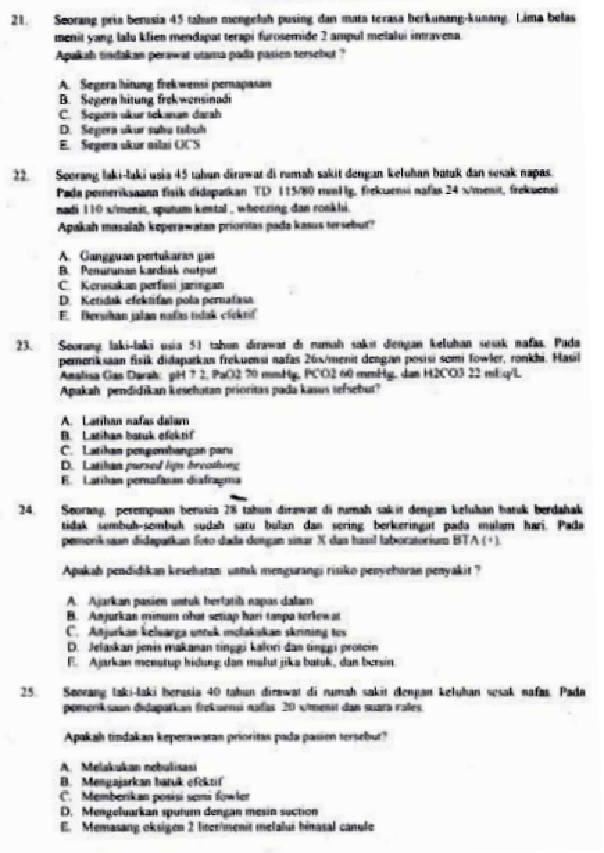 Detail Contoh Soal Tes Tulis Masuk Rumah Sakit Untuk Administrasi Nomer 15