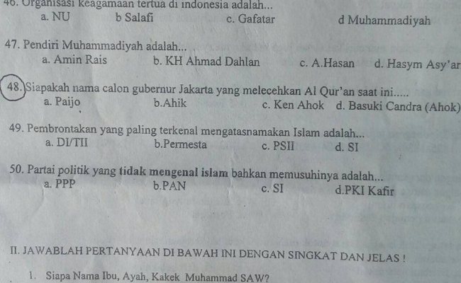 Detail Contoh Soal Tes Tulis Masuk Rumah Sakit Untuk Bidan Nomer 28