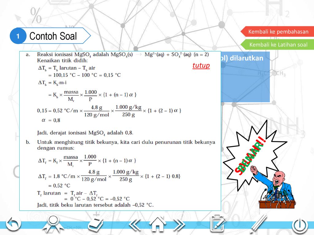 Detail Contoh Soal Titik Beku Nomer 31