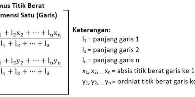 Detail Contoh Soal Titik Berat Nomer 40