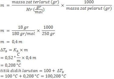 Detail Contoh Soal Titik Didih Larutan Nomer 16