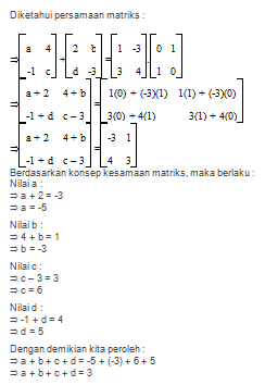 Detail Contoh Soal Transpose Matriks Dan Jawabannya Nomer 38