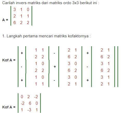 Detail Contoh Soal Transpose Matriks Dan Jawabannya Nomer 41